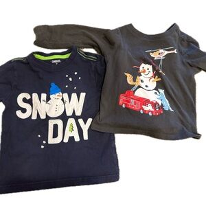 Snow Day Kids' Navy Shirt